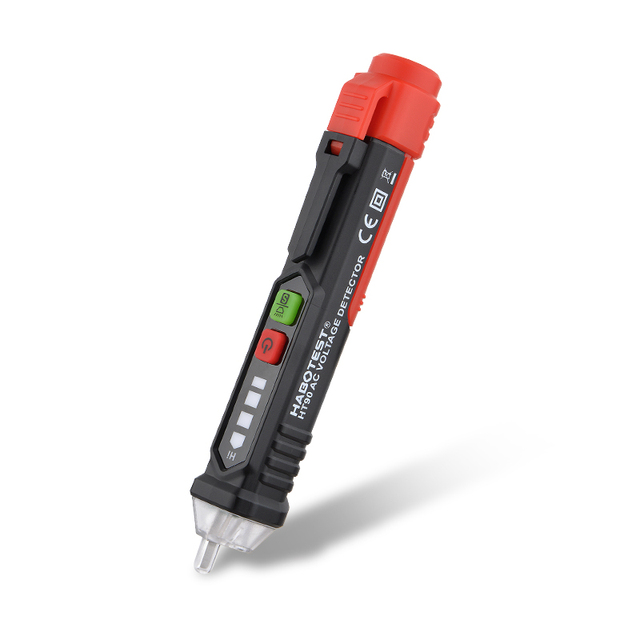Habotest HT90 Non-Contact AC Voltage Detector Pen LED Analog/Digital Display Sound/Light Alarm Battery Voltage Tester Electric