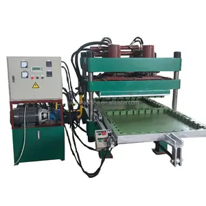 machine floor rubber/rubber tile production line for roads/tyre recycled rubber tile making full line