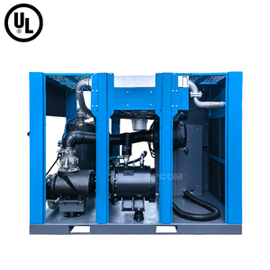 เครื่องอัดอากาศแบบสกรูไฟฟ้าความเร็วคงที่ ได้รับการรับรองมาตรฐาน UL 37/45/55/75/90/110/132/160 กิโลวัตต์ 6/7/8/10 บาร์ ประสิทธิภาพเสถียรสำหรับงานอุตสาหกรรม - Product Image 3