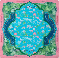 Tapete de Mahjong con Estampado Floral de Mariposas y Mandalas en Rosa Suave, Antideslizante y Reductor de Ruido, para Damas, Hogar, Interior, Juegos de Cartas y Fiestas