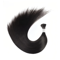 Meilleure vente Boho tresses 100% boucles de cheveux humains cheveux bruts en vrac pour tresses en gros vague d'eau bouclés tressage Extensions de cheveux