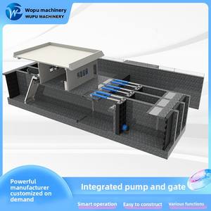 Équipement industriel <span class=keywords><strong>de</strong></span> haute qualité en acier inoxydable gris pour la récupération des eaux <span class=keywords><strong>de</strong></span> <span class=keywords><strong>pluie</strong></span>, grande capacité, contrôle des inondations, pompe intégrée, garantie 1 an - Product Image 5