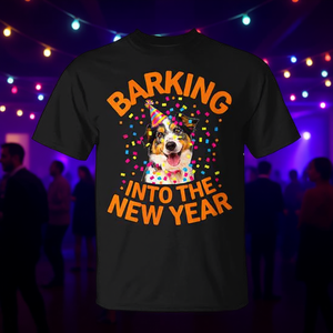 Camiseta Barking Into The New Year con celebración canina - Product Image 3