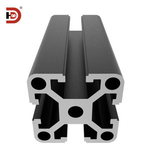 4040 profilé en aluminium industriel extrudé noir alliage d'aluminium robuste 40*40 matériau support de réservoir de poissons cadre d'établi - Product Image 4