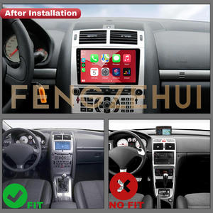<span class=keywords><strong>Autoradio</strong></span> pour Peugeot <span class=keywords><strong>407</strong></span> 1.6Hdi Berline 2004-2008 Android 14 Unité principale Écran 9 pouces Multimédia de voiture GPS Navigation CarPlay sans fil - Product Image 2