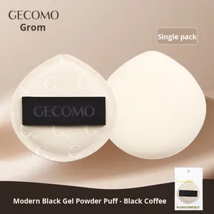 Puff de polvo suave y agradable para la piel, juego de puff de polvo de doble uso seco y húmedo, soplos de maquillaje con forma de gota de agua en caja para cojín <span class=keywords><strong>BB</strong></span> Cream - Product Image 6
