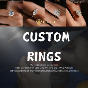 IGI GIA Compromiso personalizado HT CVD Lab Creado 14K 18K Oro Pt950 Anillo de bodas Quilate Anillo de diamantes Anillos de joyería de platino - Product Image 6