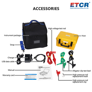 เครื่องวัดความต้านทานฉนวนกันความร้อน HV ดิจิทัลแรงดันสูงใหม่ ETCR3520 - Product Image 5