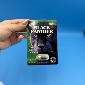 High Quality Black Panther Capsule Black Panther 500k Single Herbal Wellness Unit Capsule Natural <b>Blend</b> for Adult Daily Care - Product Image 3