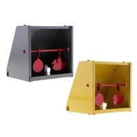 Accessoires de chasse, cible tournante pour tir, piège à billes, 14 cm, 2 pièces, piège à billes BBS, cible tournante en métal