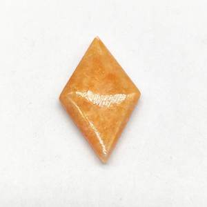 Calcita naranja 15x25mm Rombo Corte Cabujón Ajuste de joyería - Product Image 1