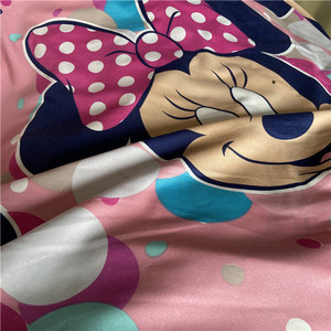 Tela de poliéster 100% con estampado de <span class=keywords><strong>Minnie</strong></span> para mujer <span class=keywords><strong>y</strong></span> niña, material de cama, textil para el hogar - Product Image 4