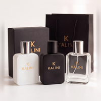 Flacon de parfum de luxe 50 ml vide en verre carré, design unique, étiquette personnalisée, parfum de niche, avec boîte – Fournisseur d'usine