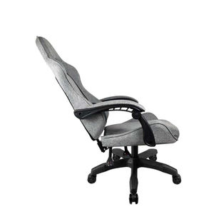 Chaise de jeu inclinable avec barre lumineuse LED RGB au design moderne, en tissu, vente en gros d'usine, échantillon gratuit pour les joueurs - Product Image 4