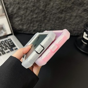 Funda Magnética para Teléfono Móvil con Diseño de Color Neón para iPhone 17 16 15 Pro Max, Textura Degradada Láser, Cubierta Trasera con Amortiguación de Aire - Product Image 6