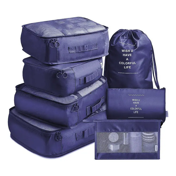 Beste Verpakking Cubes Set Reizen Bagage Organisatoren Koffer Reizen Accessoires Opbergtas