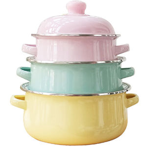 Kimstar Premium Ustensiles de cuisine Marmite à four hollandais Design classique <span class=keywords><strong>en</strong></span> métal Vente <span class=keywords><strong>en</strong></span> gros Masterclass Style citrouille - Product Image 6