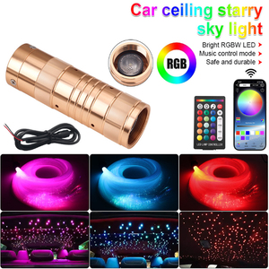 DT-1 Ambient <b>Light</b> Car Interior Starry Sky Roof Remote Control RGB <b>LED</b> <b>Star</b> <b>Light</b> Plastic Fiber Optic - Product Image 1