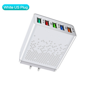 Bán buôn 5V 3A đa cổng sạc 5USB sạc đầu <span class=keywords><strong>5</strong></span>-Port chúng tôi EU Power Adapter cho <span class=keywords><strong>iPhone</strong></span> Samsung QC3.0 điện thoại sạc cắm - Product Image 4