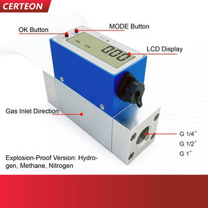Medidor de Flujo Másico de Gas Digital MEMS con RS485 4‑20mA para H2 He CH4 O2 <span class=keywords><strong>N2</strong></span> Medidor de Flujo Másico Preciso - Product Image 5