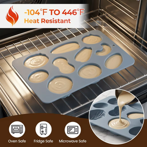 Moule à gâteau en silicone antiadhésif de qualité platine LFGB, sans BPA, 10 cavités, forme cacahuète/pistache, pour pâtisserie - Product Image 3