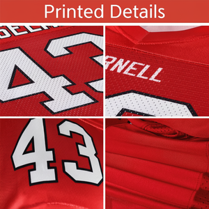 Venta al por mayor de los hombres de fútbol americano Jersey de alta calidad de ajuste suelto bordado para EE. UU. Uniforme de Rugby Estilo Casual Camisetas - Product Image 1