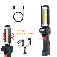 Lampe de travail COB Portable Rechargeable avec aimant, torche avec LED 2019 Rechargeable pour mécaniciens électriques