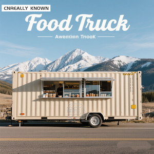 Bar en conteneur maritime extérieur de 20 pieds entièrement équipé pour café et bar à jus – Kiosque de café de rue en conteneur - Product Image 4