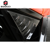 Spoiler latéral en fibre de carbone sèche pour vitres, garniture triangulaire pour BMW G80 G81 M3 G82 G83 M4 G87 M2, couvre-miroir, pièces automobiles