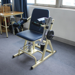 Chaise d'entraînement à traction des coudes Jinyu 135x100x115cm, équipement de rééducation manuel pour exercices des membres supérieurs - Product Image 1