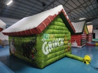 Décoration de Noël Maison du Père Noël Châteaux gonflables de Noël Tente gonflable de Noël pour fête