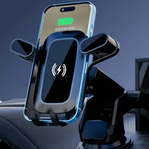 Hotriple F3 High Quality Suction Cup 15W Wireless Car Bracket Mobile Phone Support Dashboard Car Mount Mobile Phone Holder