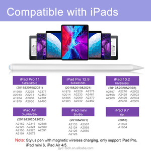 CD009 cho Apple bút chì 1st 2nd thế hệ với từ tính phí không dây Palm từ chối <span class=keywords><strong>Stylus</strong></span> cho iPad Pro bút chì - Product Image 6