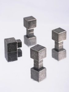 Puxadores de Armário em Latão Maciço Prata Envelhecida em Promoção: Puxadores Quadrados para Móveis e Gavetas - Product Image 1