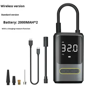 מיני abs ניידים + אופניים מתכת רכב חשמלי משאבת צמיג משאבת אוויר USB יד טעינה אלחוטית מדגם ATJ-8466 - Product Image 6