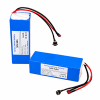 Baterai Lithium Kustom 36V 6Ah 216Wh NMC Dengan Pengisi Daya 42V 2A untuk Sepeda Listrik Skuter Unicycle Skateboard E-Bike