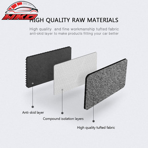 Tapis de sol pour Acura TL 04-08, tapis avant et arrière gris 4 pièces - Velours - Product Image 6