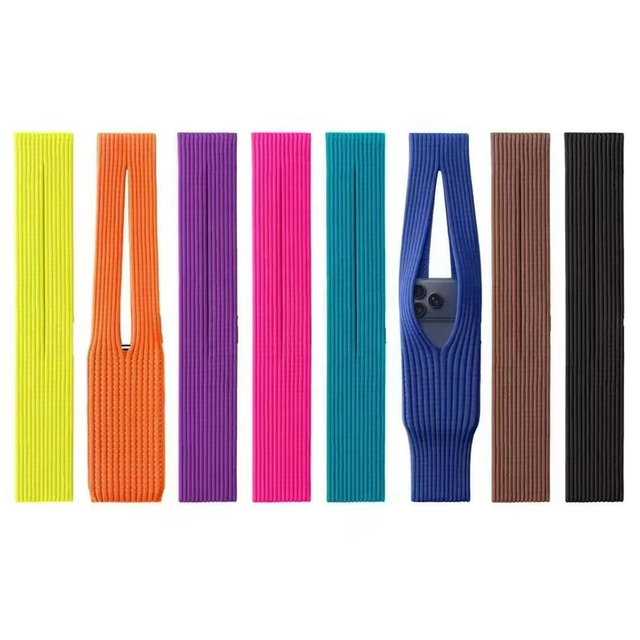Original 1:1 Knitted Portable Mobile Phone Pocket Crossbody Pouch for iPhone Pocket