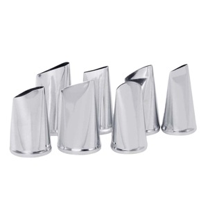 Stainless Steel Piping Tip Rose Shape 304 Metal Butter Icing Cake Decorating Tip Reusable For Birthday Cake - Product Image 2