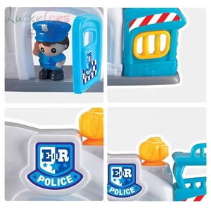 Auto della Polizia Giocattolo per Bambini con Porte Apribili, Gioco di Ruolo per Interni, Veicolo per Avventure e Immaginazione, Regalo - Product Image 3
