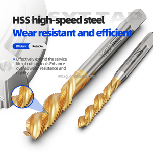 American System Pot 3/4 Point HSS-E <span class=keywords><strong>1</strong></span>/<span class=keywords><strong>2</strong></span> UNC Jeu de tarauds filetés à flûte spirale HSS 7/16 "-20 <span class=keywords><strong>UNF</strong></span> Machine Tap - Product Image 5