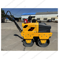 Rouleau de route à entraînement hydraulique diesel 2.5T compacteur de sol portable