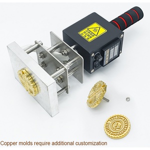 Machine à estamper le cuir personnalisée avec contrôle numérique de la température pour gravure de logo, marquage et estampage à chaud - Product Image 5