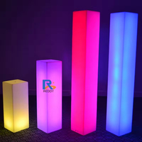 Tubes gonflables Oxford personnalisés décoration pilier gonflable à lumière LED géante pour décoration de mariage et de fête