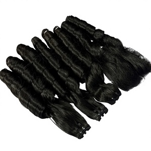 Extensions de cheveux humains Remy AZURA HAIR du Vietnam, double trame, couleur brun naturel, double tirage, 100g - Product Image 2