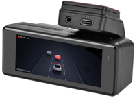Caméra embarquée 4K à double objectif avec ADAS, enregistreur de conduite, surveillance de stationnement 24h/24, vision nocturne HD et caméra IR