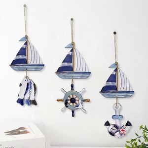 Décoration Murale Nautique Personnalisée en Bois en Forme de Voilier, Cadeau Promotionnel pour Boutiques de Plage et Marques Côtières - Product Image 2