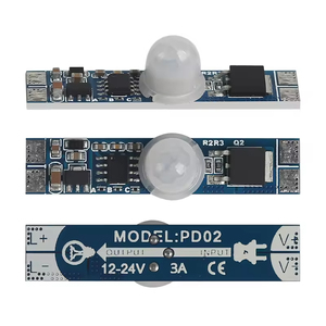 מודול חיישן אינפרא אדום של היצרן DC5V/12V/24V מתג חיישן PIR הדלקה/כיבוי אוטומטיים חיישן עמעום מגע בגודל קטן - Product Image 3