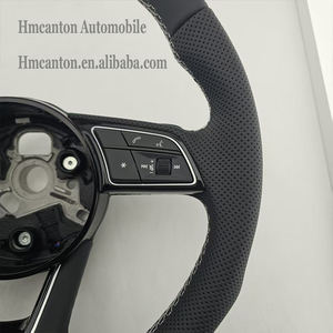 Volante de Cuero Más Vendido para Modelos Audi A3 A4 A4L A5 A7L A8 Q5 Q7 B9 A6 R8 - Product Image 4