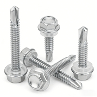 Yaente Factory High Strength 410 SS Hex Head Self-Drilling Tapping Screws - Drill Tail Fasteners for Color Steel Sheet